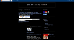 Desktop Screenshot of cosasdetintin.blogspot.com