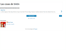 Tablet Screenshot of cosasdetintin.blogspot.com