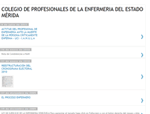 Tablet Screenshot of colegiodeenfermeriamerida.blogspot.com