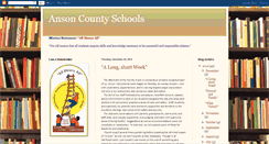 Desktop Screenshot of ansoncountyschools.blogspot.com