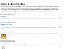 Tablet Screenshot of kardesdediklerimizicin.blogspot.com