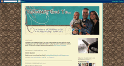 Desktop Screenshot of followinggodto.blogspot.com