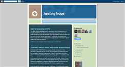 Desktop Screenshot of healinghopeministries.blogspot.com