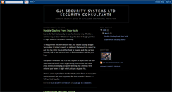 Desktop Screenshot of gjssecuritysystemsltd.blogspot.com