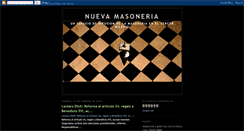 Desktop Screenshot of nuevamasoneria.blogspot.com