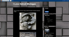 Desktop Screenshot of ilovedetroitmichigan.blogspot.com