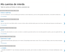 Tablet Screenshot of cuentosdemierda.blogspot.com
