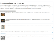 Tablet Screenshot of lamemoriadelosnuestros.blogspot.com
