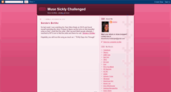 Desktop Screenshot of musesicklychallenged.blogspot.com