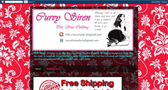 Desktop Screenshot of curvysiren.blogspot.com