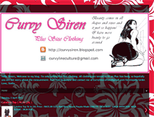 Tablet Screenshot of curvysiren.blogspot.com