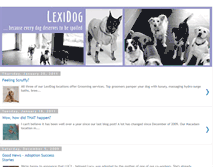 Tablet Screenshot of lexidog.blogspot.com