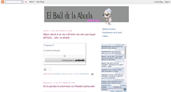 Desktop Screenshot of bauldelaabuela.blogspot.com