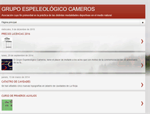 Tablet Screenshot of espeleocameros.blogspot.com