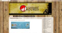 Desktop Screenshot of confrariadosatores.blogspot.com