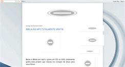 Desktop Screenshot of bibliaemmp3.blogspot.com