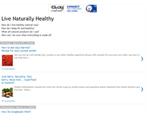 Tablet Screenshot of livenaturallyhealthy.blogspot.com