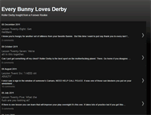 Tablet Screenshot of everybunnylovesderby.blogspot.com