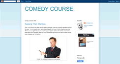 Desktop Screenshot of comedycourse.blogspot.com