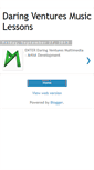 Mobile Screenshot of daringventuresmusiclessons.blogspot.com