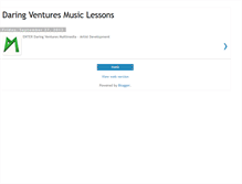 Tablet Screenshot of daringventuresmusiclessons.blogspot.com