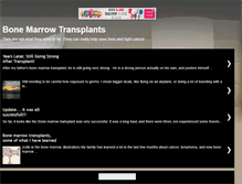 Tablet Screenshot of bonemarrowtransplants.blogspot.com