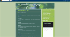 Desktop Screenshot of burma-cafe.blogspot.com
