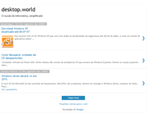 Tablet Screenshot of desktopworld.blogspot.com