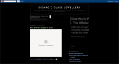 Desktop Screenshot of dichroicglassjewellery.blogspot.com