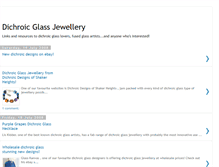 Tablet Screenshot of dichroicglassjewellery.blogspot.com