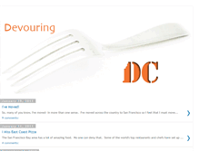 Tablet Screenshot of devouringdc.blogspot.com