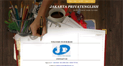 Desktop Screenshot of jakarta-privatenglish.blogspot.com