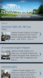 Mobile Screenshot of jakarta-privatenglish.blogspot.com