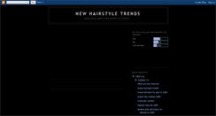 Desktop Screenshot of new-hairstyle-trends.blogspot.com