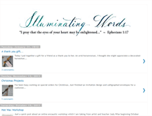 Tablet Screenshot of illuminatingwords.blogspot.com