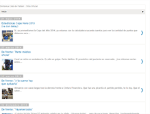 Tablet Screenshot of lasinfonicaclubdefutbol.blogspot.com