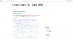 Desktop Screenshot of followfollowfail.blogspot.com