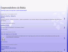 Tablet Screenshot of empreendedoresdabahia.blogspot.com