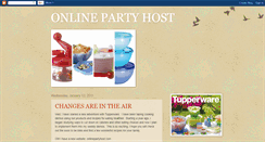 Desktop Screenshot of onlinepartyhost.blogspot.com