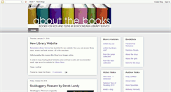 Desktop Screenshot of aboutthebooks.blogspot.com