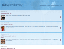 Tablet Screenshot of dibujandovoy.blogspot.com