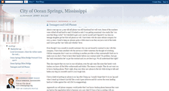 Desktop Screenshot of cityofoceanspringsblog.blogspot.com