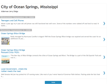 Tablet Screenshot of cityofoceanspringsblog.blogspot.com
