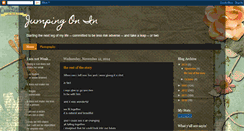 Desktop Screenshot of jumpingonin.blogspot.com