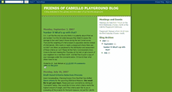 Desktop Screenshot of cabrilloplayground.blogspot.com