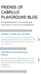 Mobile Screenshot of cabrilloplayground.blogspot.com