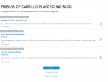 Tablet Screenshot of cabrilloplayground.blogspot.com
