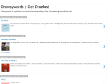 Tablet Screenshot of drowsywords.blogspot.com