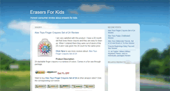 Desktop Screenshot of erasersforkids.blogspot.com