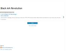 Tablet Screenshot of blackarkrevolution.blogspot.com